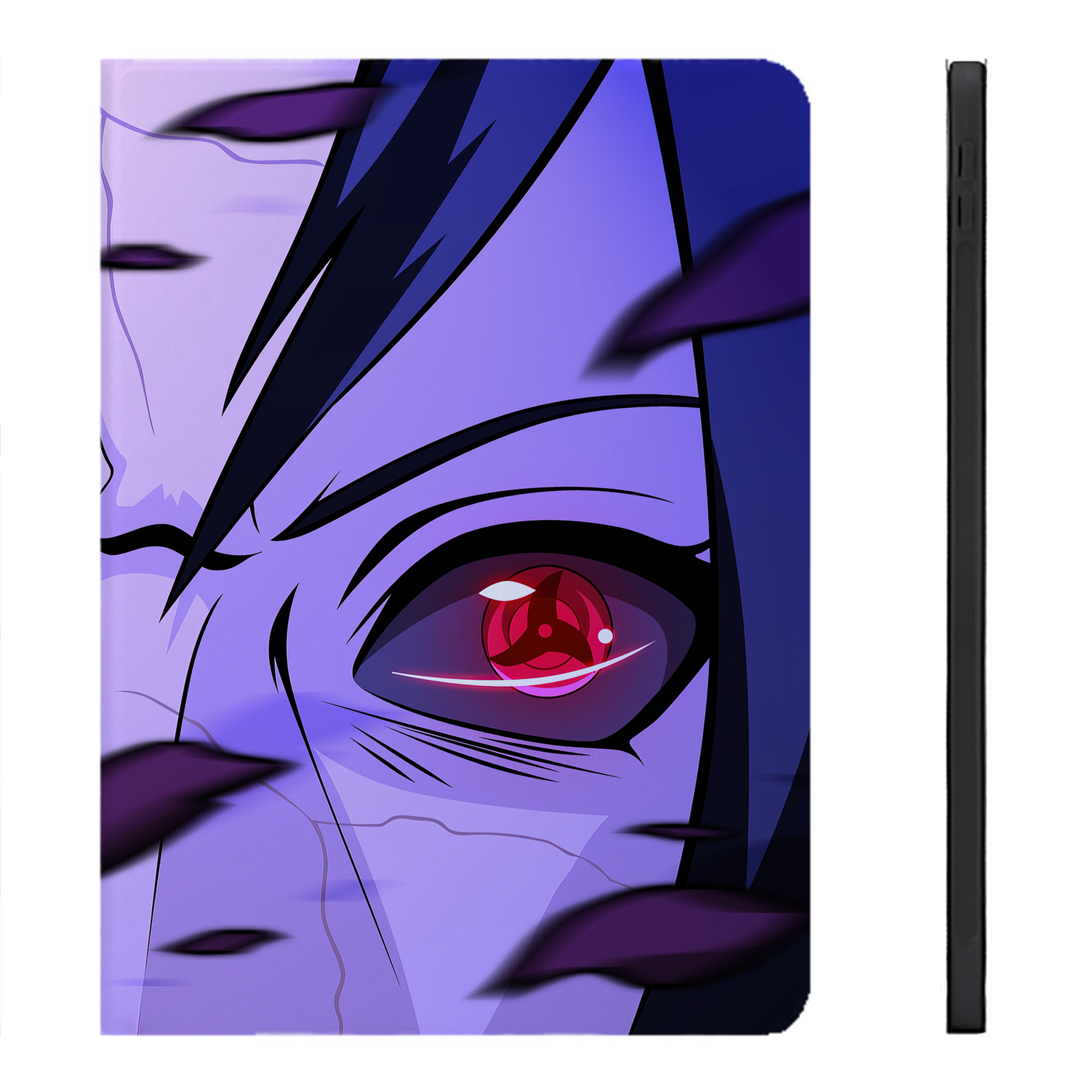 （画像用） NARUTO -ナルト- NARUTO -ナルト- 疾風伝 IPadケース ペンホルダー付き ブックスタイルデザイン